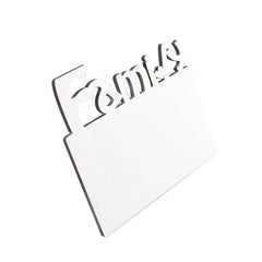 MDF Photo Frame - Family