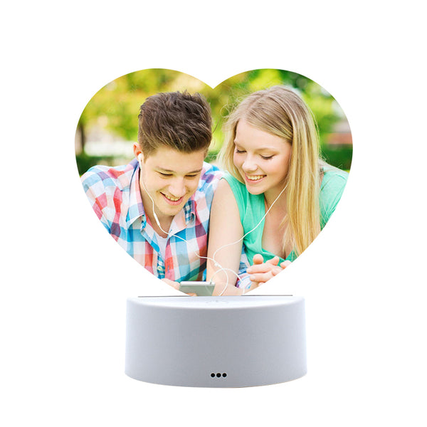 Sublimation LED Lamp - Heart