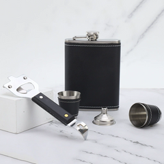 Laser engravable flask kit set
