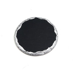 10cm Slate Coaster - Colored Rim - Round