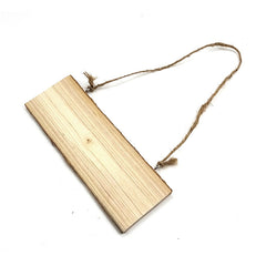 Wooden Hanging Sign - 25 x 10cm