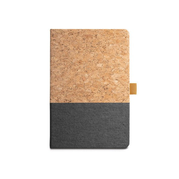 A5 Notepad with Cork and Linen Cover