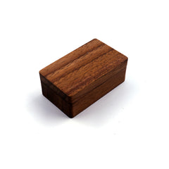 Wooden Cufflinks with tie clip + Box