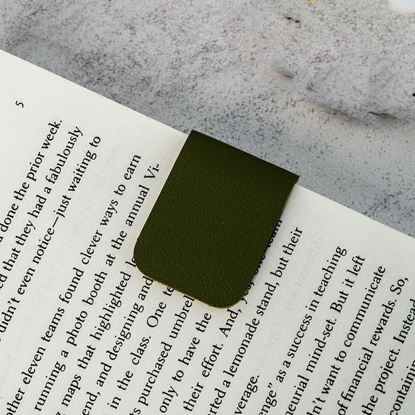 Rectangular Magnetic Bookmark - Black