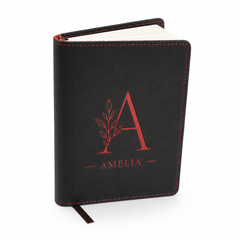A6 - PU Notebook - Red Reveal