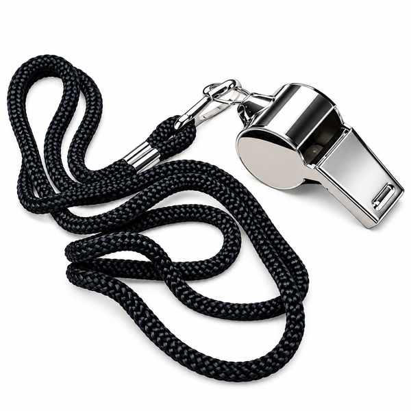 Silver Whistle + Gift Box