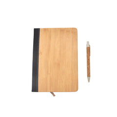 Bamboo Notepad + Pen + Gift Box