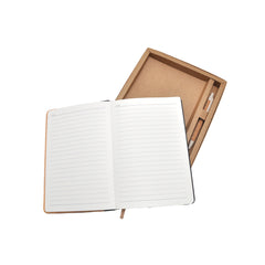 Bamboo Notepad + Pen + Gift Box