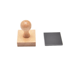 Wooden Stamp - 40mm x 40mm x 15mm