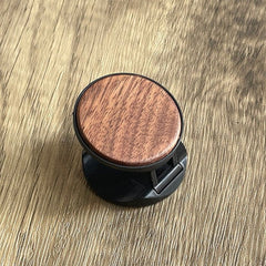 dark brown adhesive phone holder grip resin wood thinkbaba laser supplies