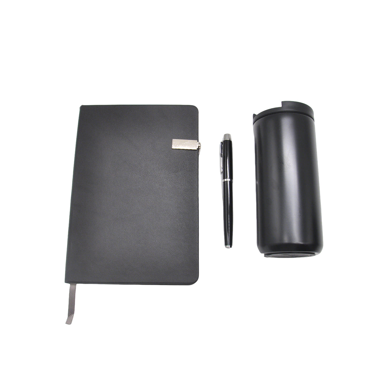Steel Notebook Laser Engravable Blank Notebook + Pen + 400ml 304 Steel Bottle (Gift ...