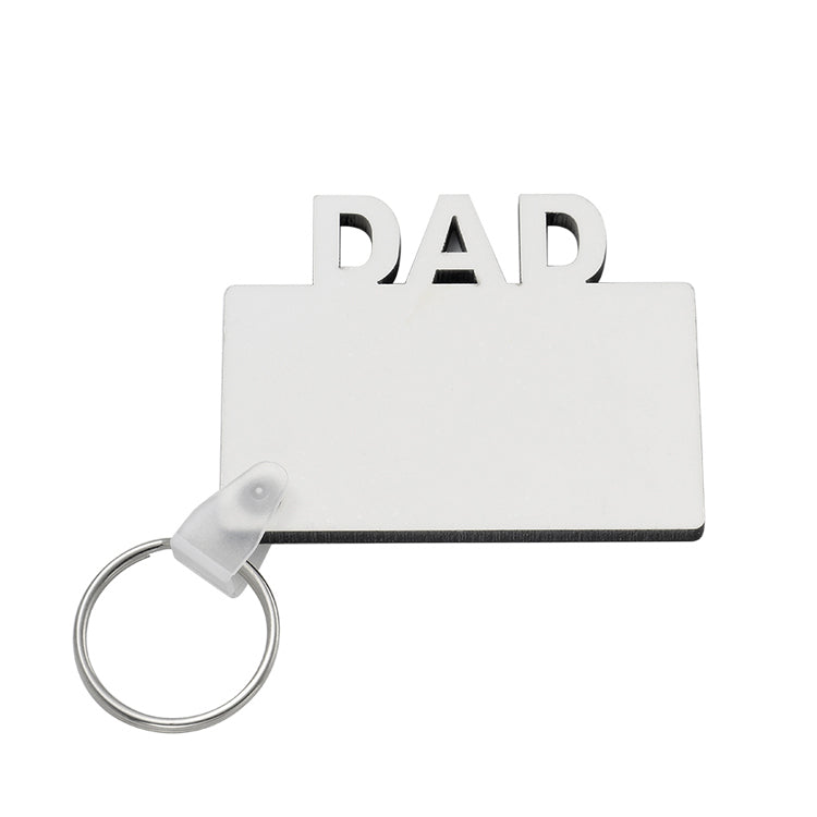 Mdf Keyring Sublimation Blank MDF Keyring - DAD - UKBLANKS - Sublimation Supplies ...