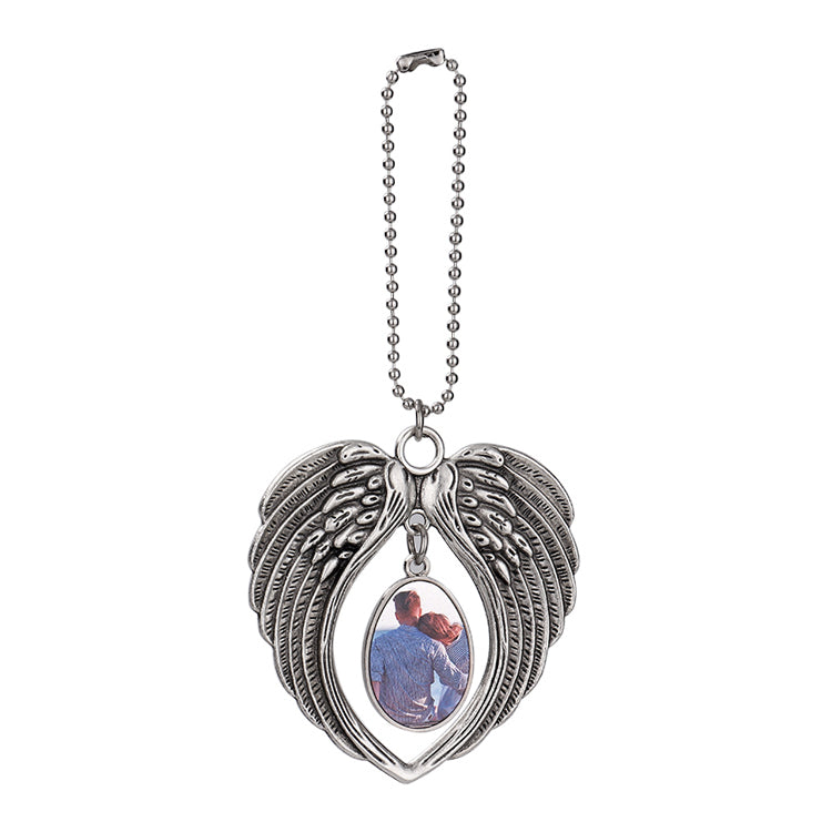 Angel Wings Car Hanger - Oval Print