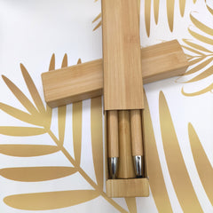 Eco Bamboo Pen & Stylus Set