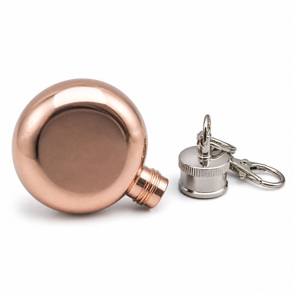 Mini Hip Flasks - Rose Gold
