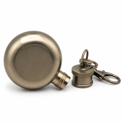 Mini Hip Flasks - Bronze