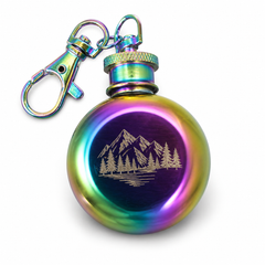 Mini Hip Flasks - Rainbow