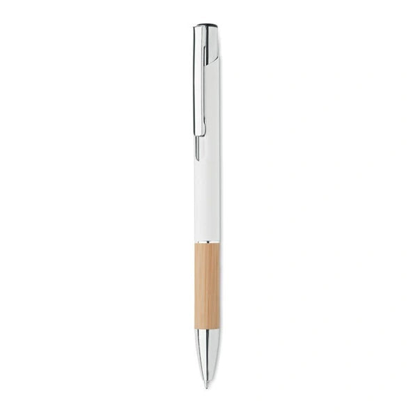 Aluminium Pen with Bamboo Grip