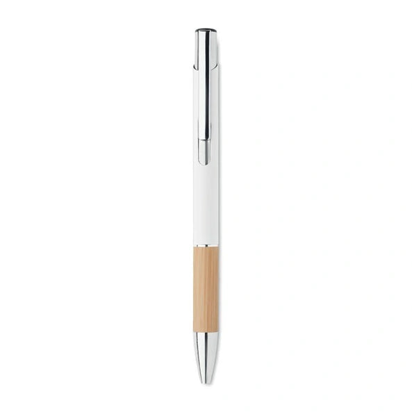 Aluminium Pen with Bamboo Grip