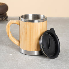 Bamboo Thermos Mug