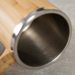 Bamboo Thermos Mug
