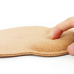 Cork Wrist Support Mouse Mat