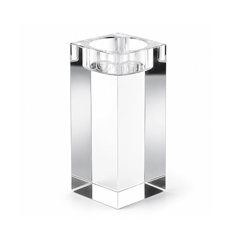 Cublic for candle holder for laser engraving printing 