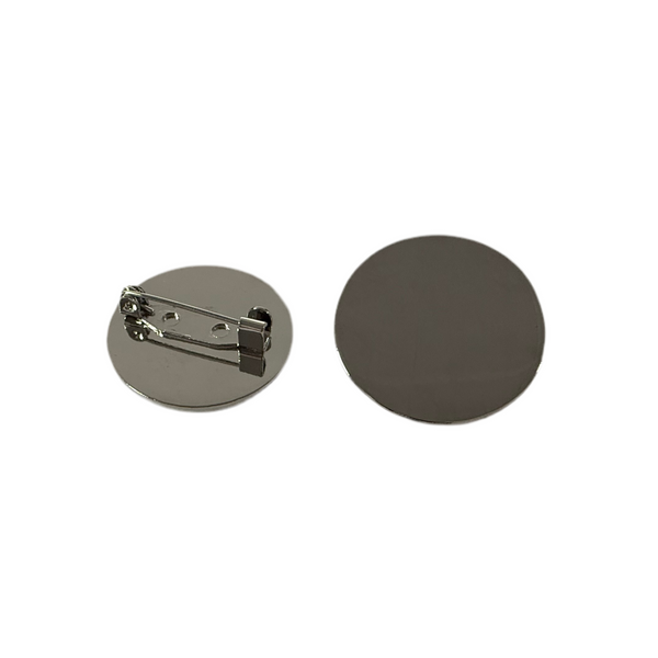 Pin Badge - Silver -  25mm