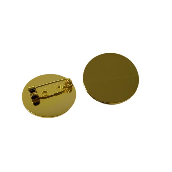 Pin Badge - Gold - 25mm