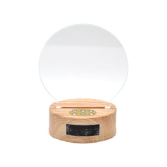 LED Crystal - Round Alarm Clock