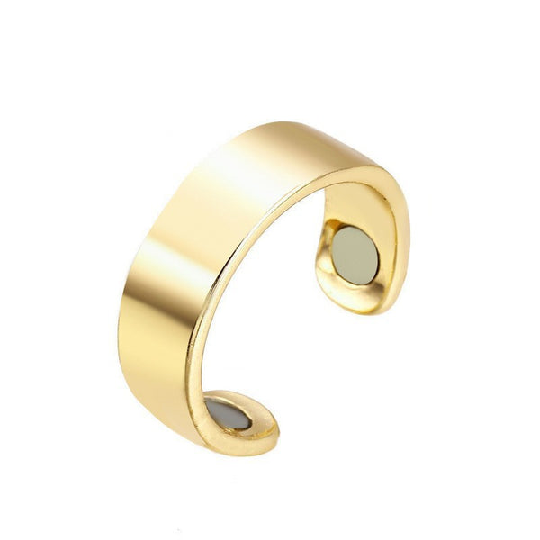Adjustable Magnetic Ring - Gold