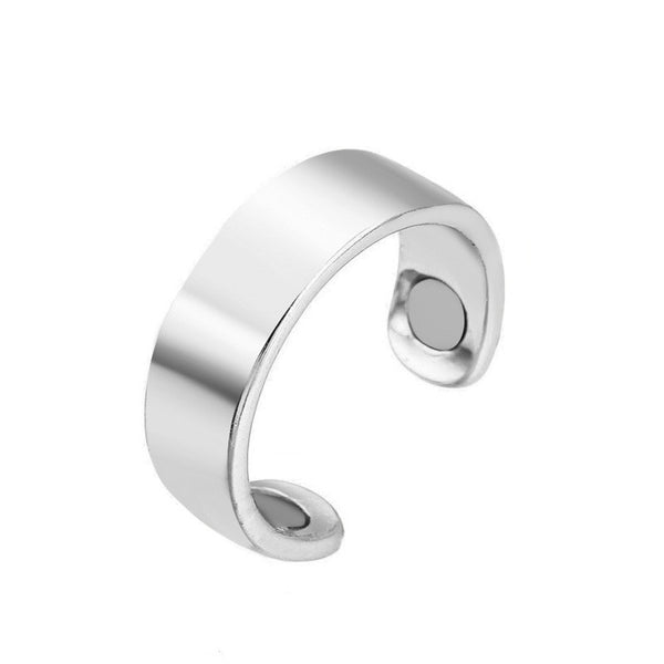 Adjustable Magnetic Ring - Silver