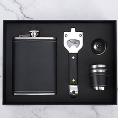 Laser engravable flask kit set