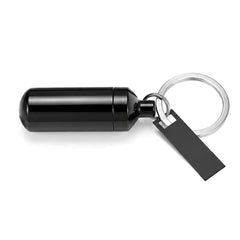 Pet Ashes Keepsake Keyring - Black
