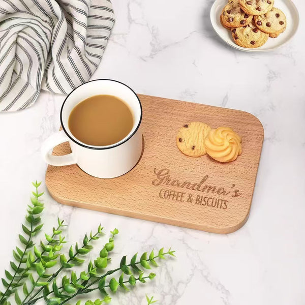 Wooden Coffee Tray - 22.8 x 14.7