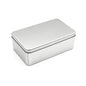 Metal Silver tin storage box for laser engraving printing 
