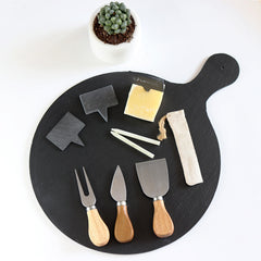 Slate Paddle Cheese Board -Round