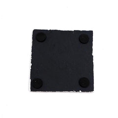Slate Coaster with Colored Rim - Square