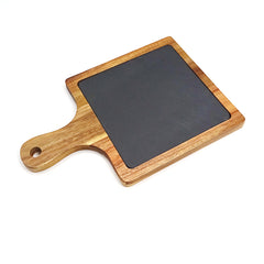 Wooden Slate Pizza Tray - 20cm × 30cm