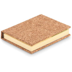 Eco-Friendly Cork Sticky Note Memo Pad Set - Beige