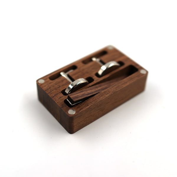 Cufflinks with tie clip+ Box