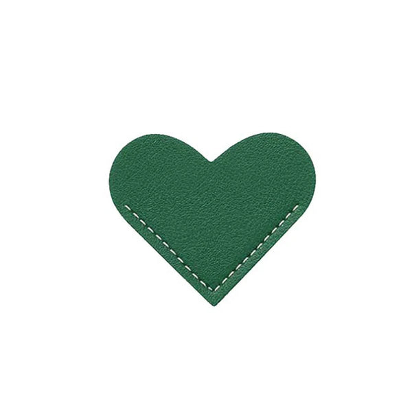 Heart Bookmark - Dark Green