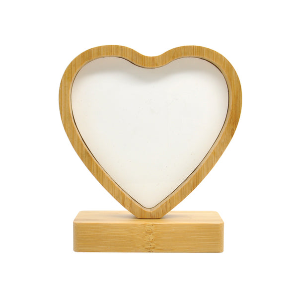 Bamboo Photo Frame - Heart