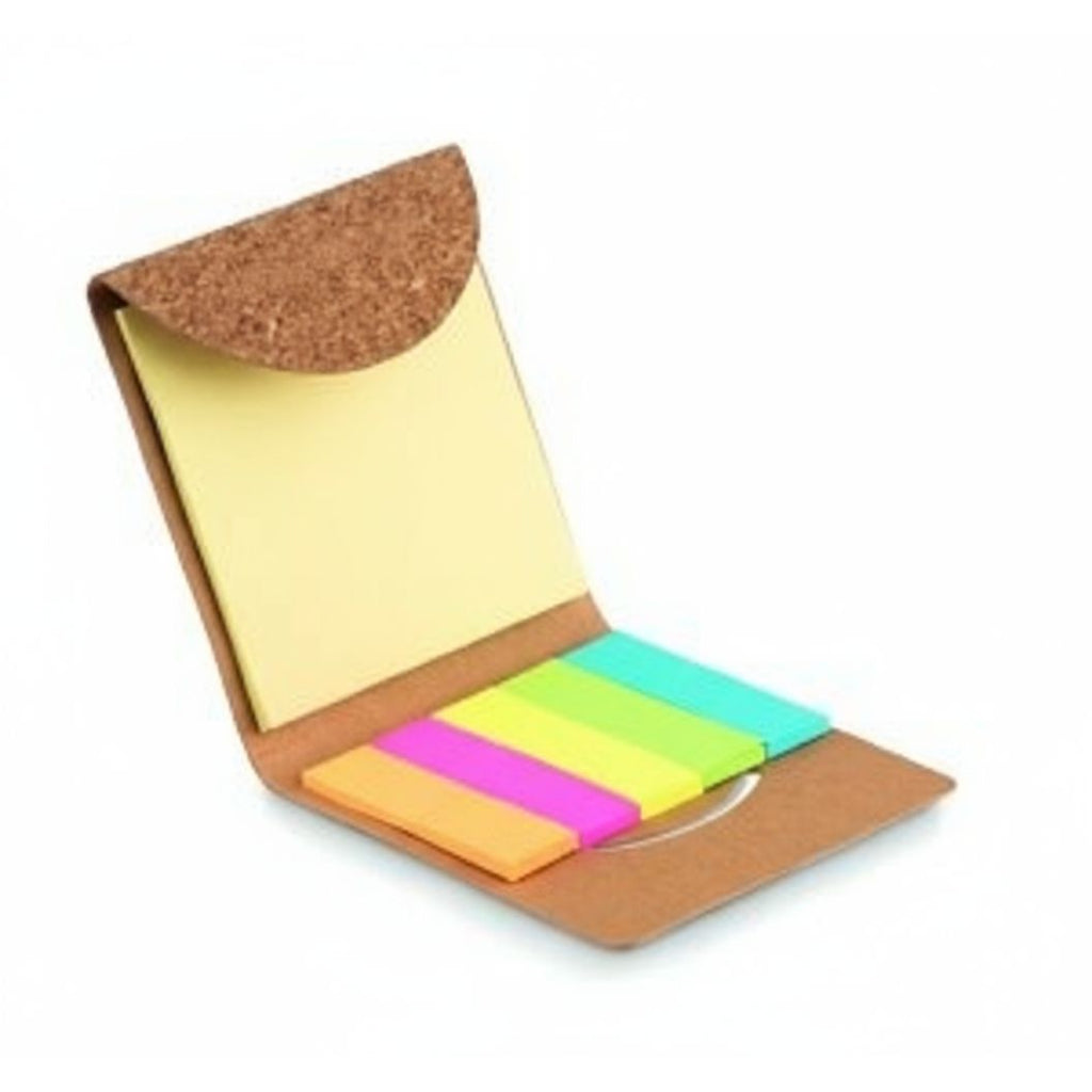 Eco-Friendly Cork Sticky Note Memo Pad Set