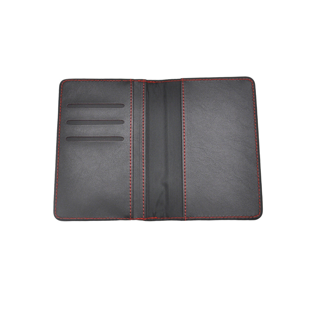 PU Passport Cover - Black