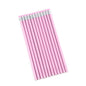 Basswood Pencil with rubber - Pink - 30pcs