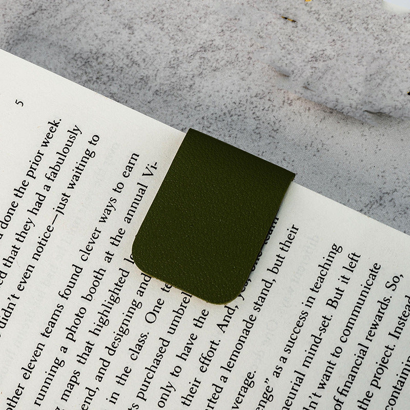 Rectangular Magnetic Bookmark - Black