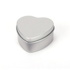 Small Heart Tin - Silver