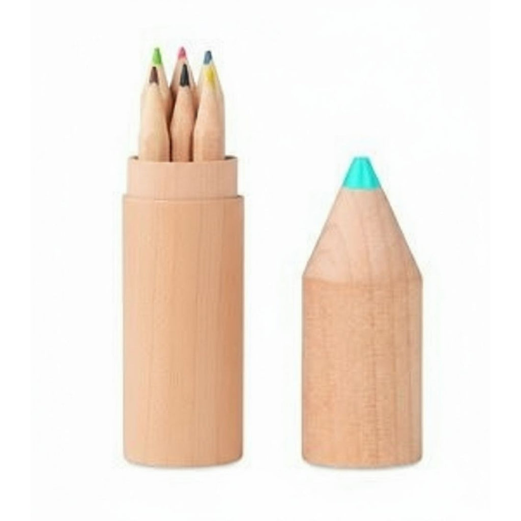 Wooden Pencil Set + Pencil Box