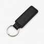 PU Leather Plain Keyring - Black